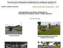 Tablet Screenshot of blackpowder-cannons.com